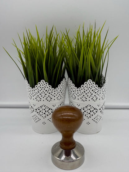 Wood Knob/ Stainless - 54mm Coffee Tamper Item# 368-2