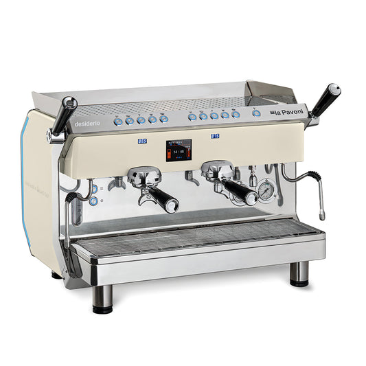 DESIDERIO 2 WHITE GROUP VOLUMETRIC ESPRESSO MACHINE - Special Order Call for Availabilities