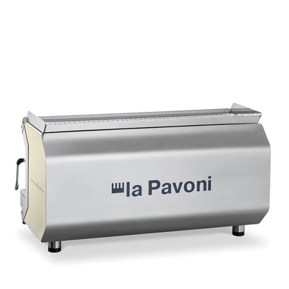 LA PAVONI GENIALE WHITE 3 GROUP VOLUMETRIC - 5465W - 230V Special Order Call for Availabilities