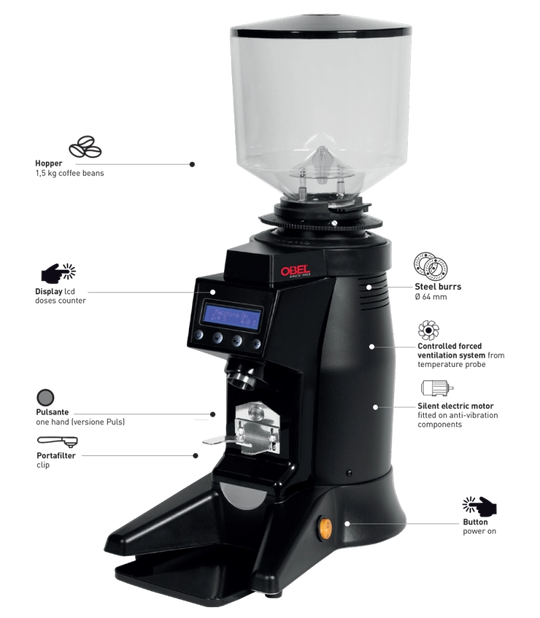 OBEL - MITO ON DEMAND 64 Coffee Grinder - Item# M64