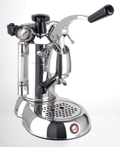 La Pavoni "Stradivari" 16 Cup Professional - Chrome & Black #PSC-16 In Stock