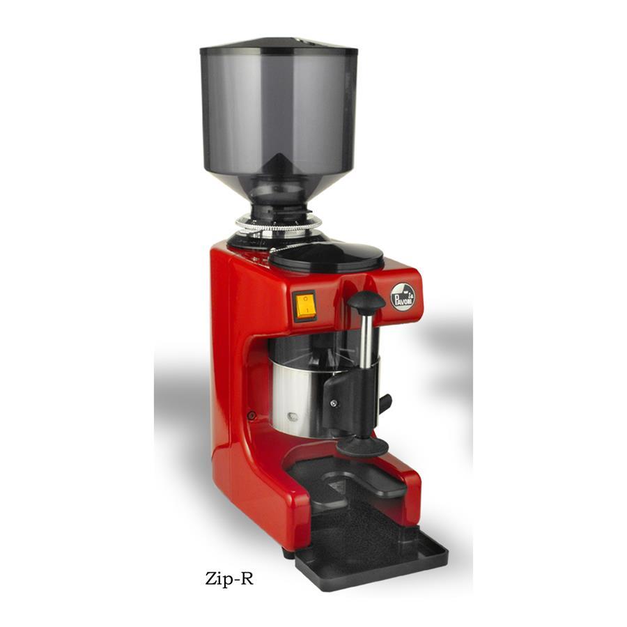LA Pavoni "ZIP" Grinder, Red, Commerical coffee grinder