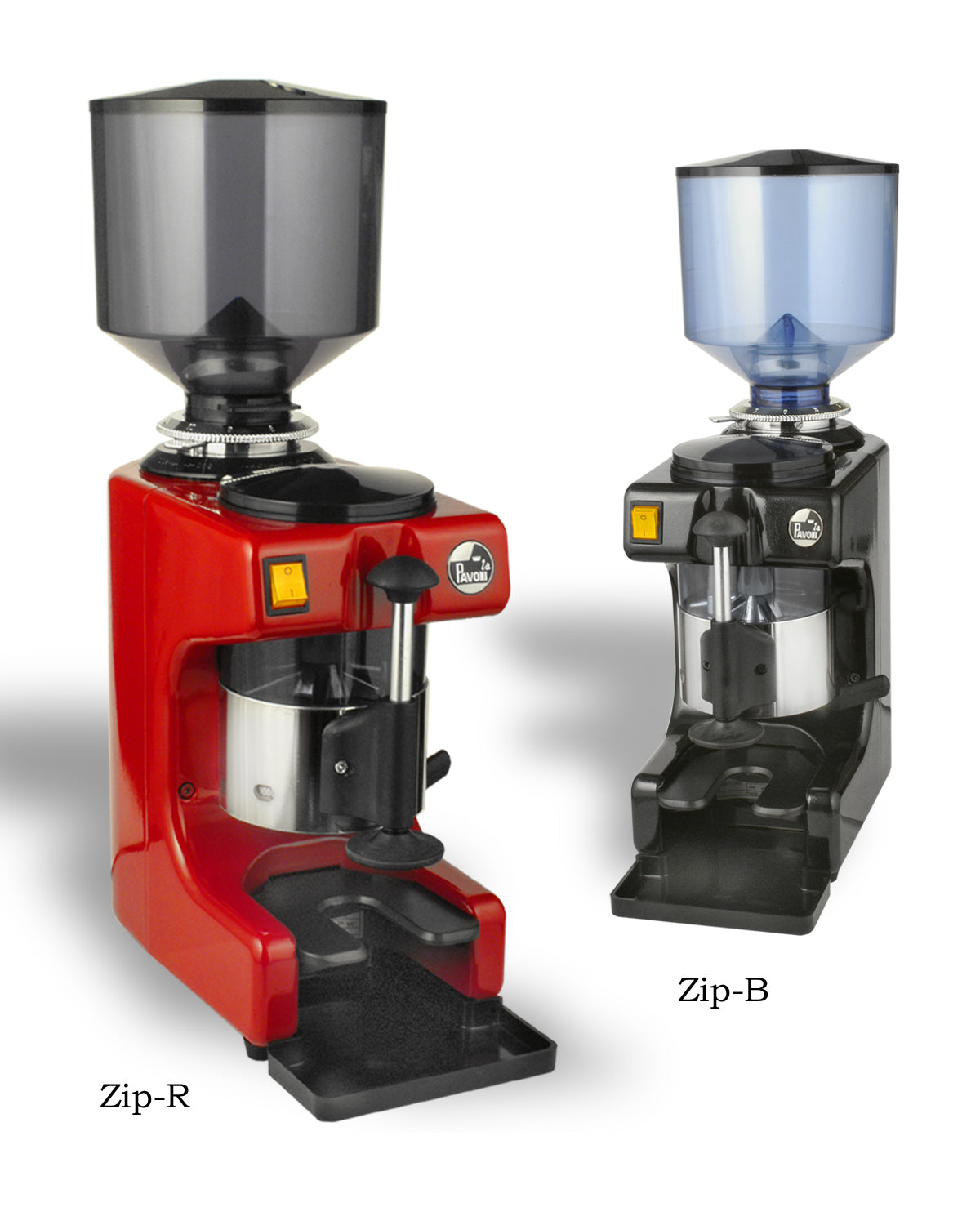 LA Pavoni "ZIP" Grinder, Red, Commerical coffee grinder